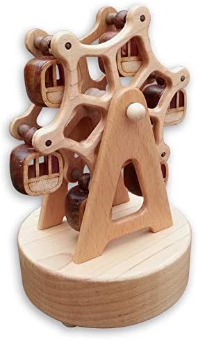 Binkegg Play [אהבה אינסופית] עץ מסתיים קופסת מוסיקה לגלגלים עם תנועה מוזיקלית של סנקיו